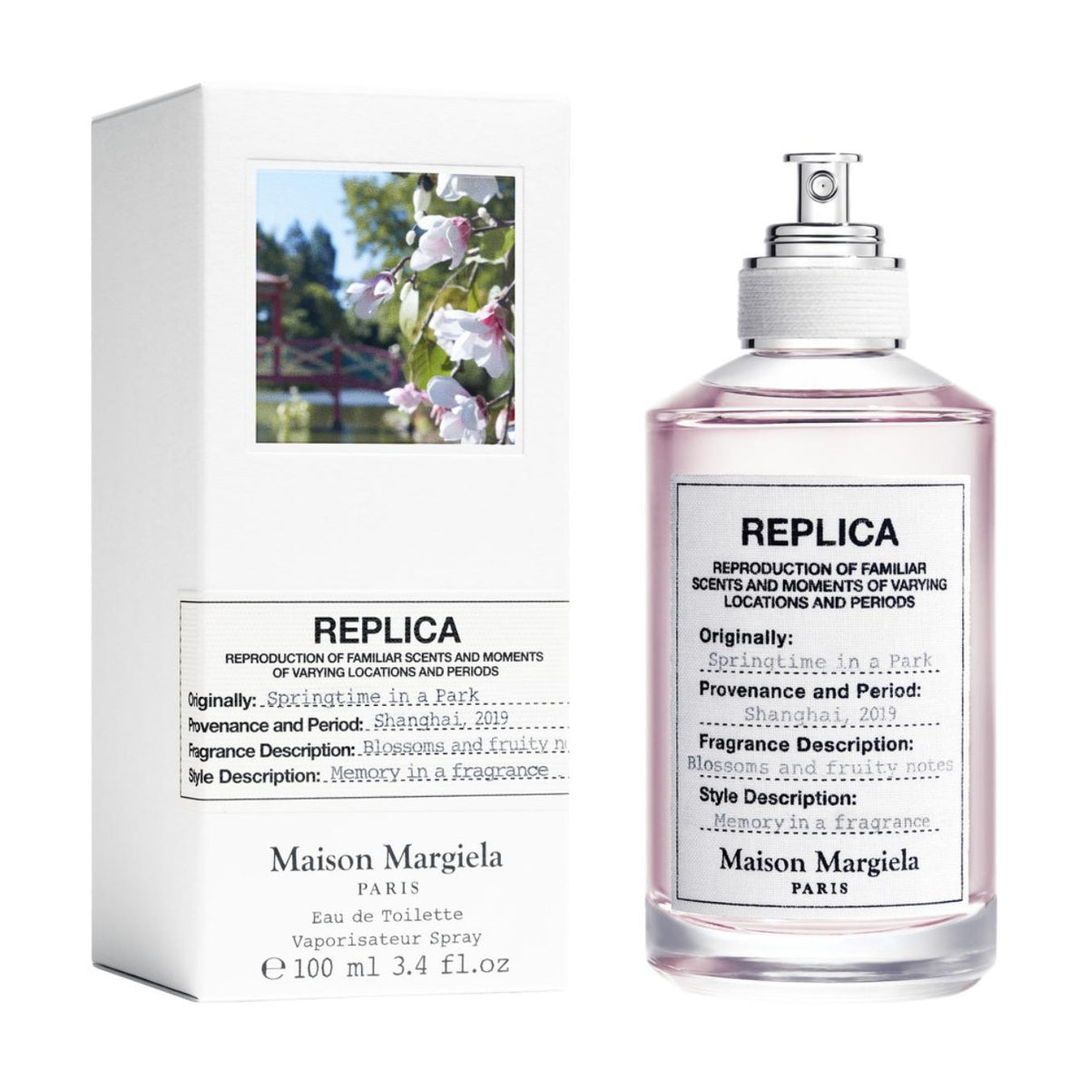 Replica Springtime in a Park