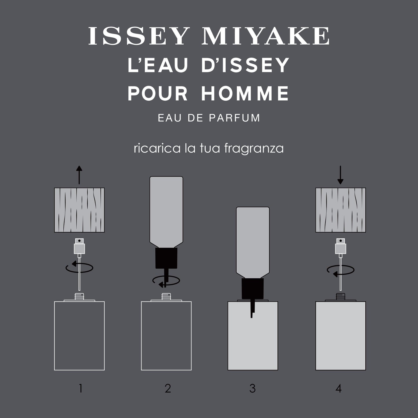L'Eau d'Issey Pour Homme Eau de Parfum Ricarica
