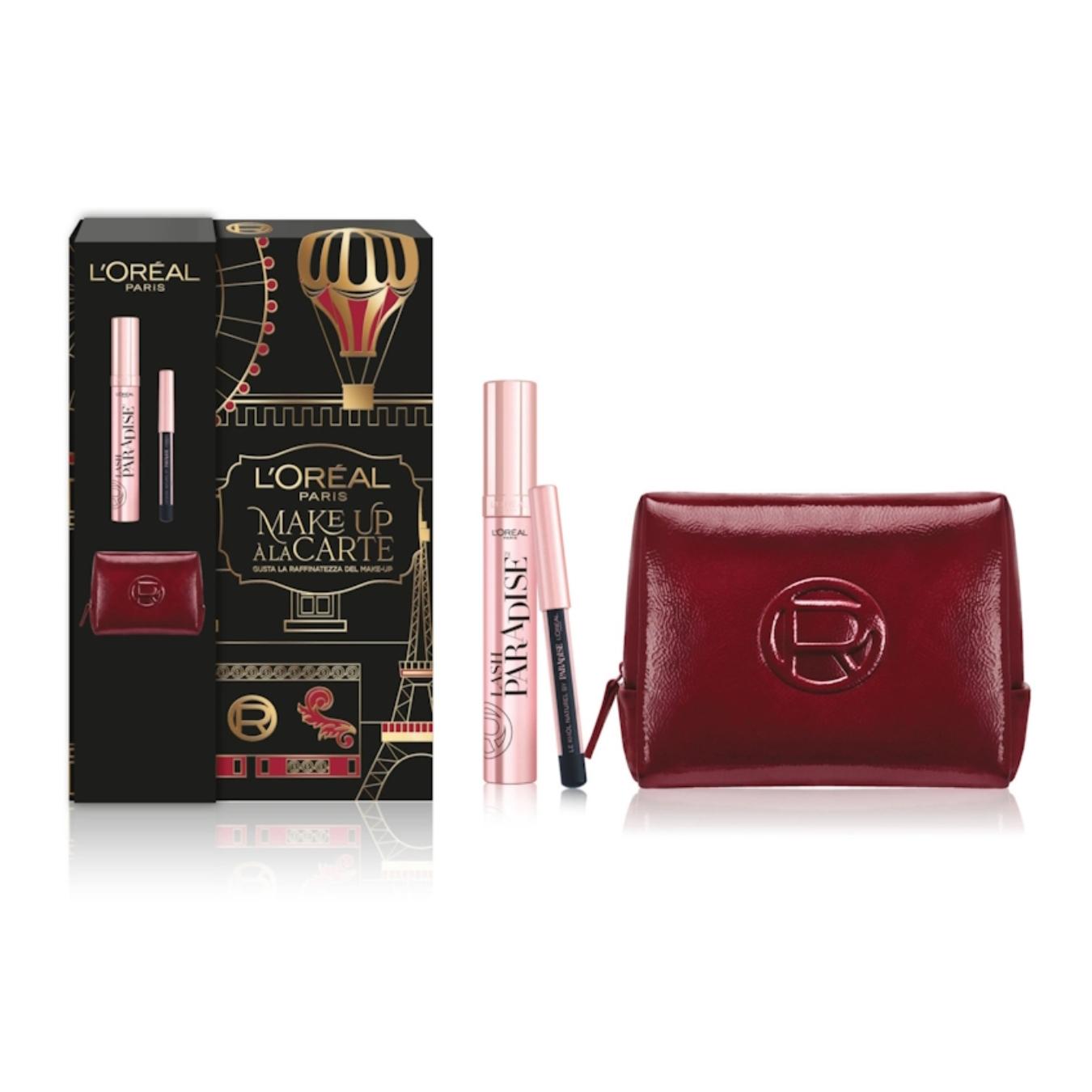 Confezione con Mascara Lash Paradise, Mini-Matita Occhi e Pochette