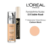 Fondotinta Accord Parfait Sable Ros + Mascara Voluminous
