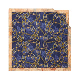 Foulard Geo Chain in Seta