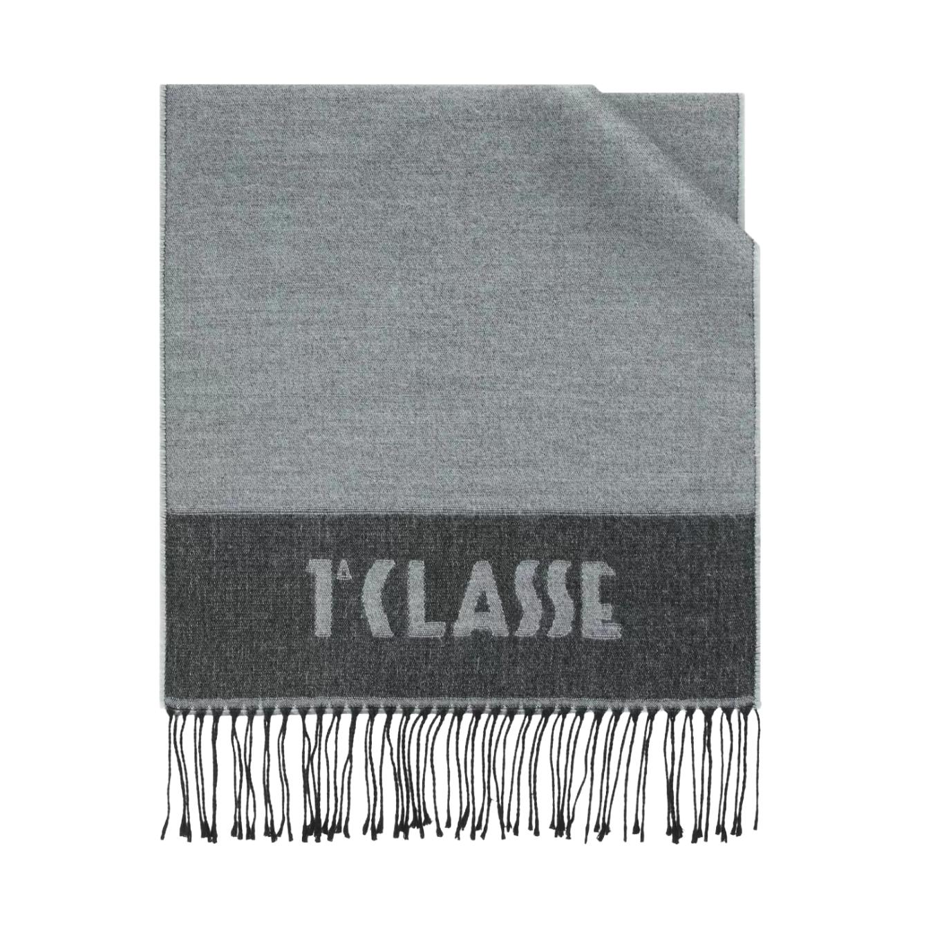 Sciarpa Geo Pieno in Misto Lana e Viscosa