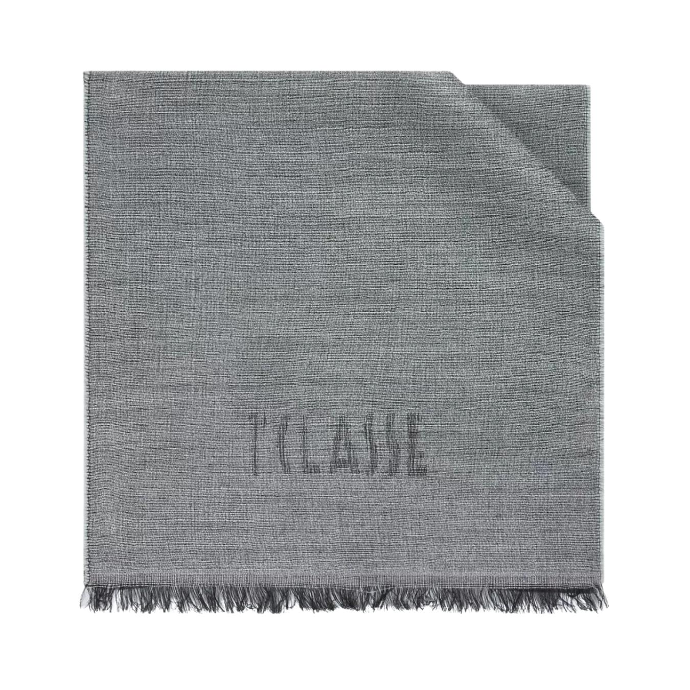 Sciarpone Geo Pieno in Misto Lana