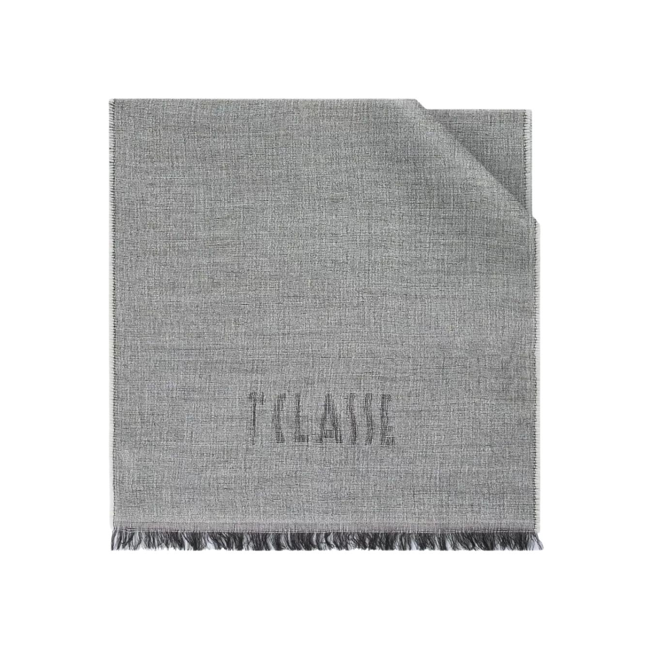 Sciarpone Geo Pieno in Misto Lana