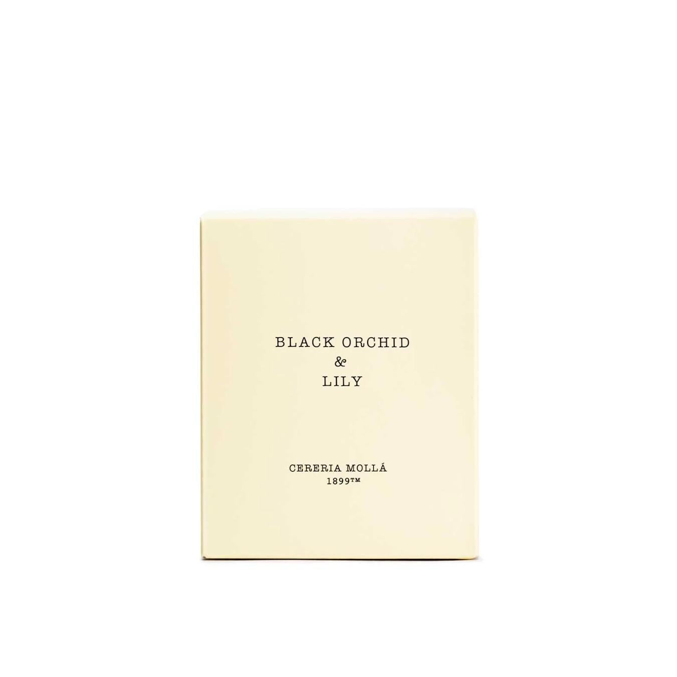 Candela Orchidea Nera e Giglio