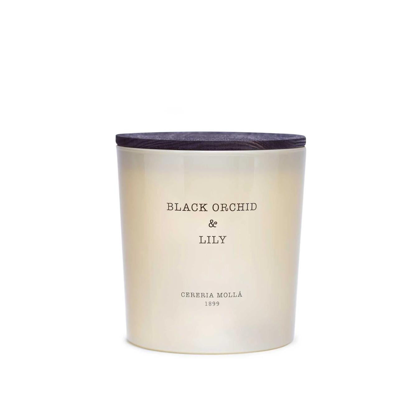 Candela XL Orchidea Nera e Giglio