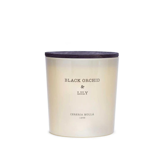 Candela XL Orchidea Nera e Giglio