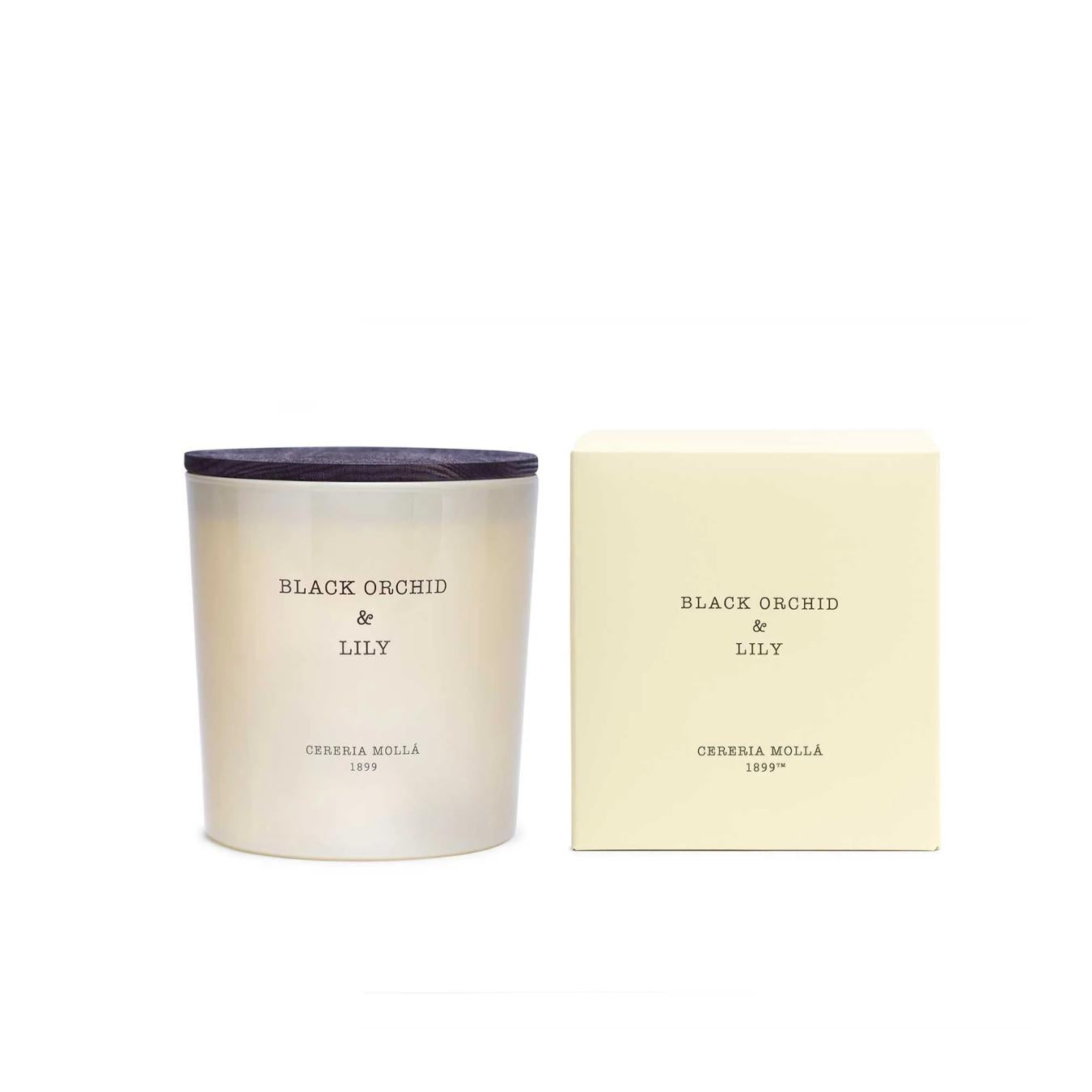 Candela XL Orchidea Nera e Giglio