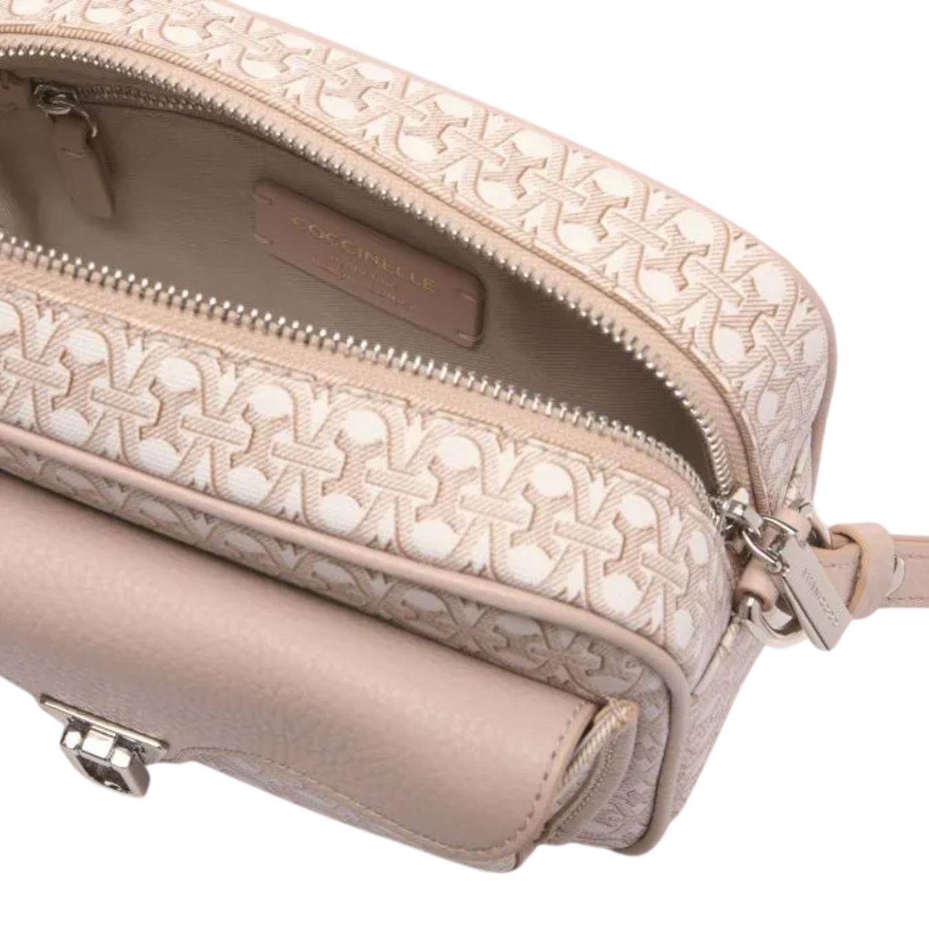 Coccinelle Beat Coated Monogram Small