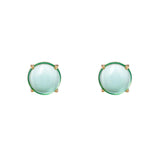 Orecchini con Cabochon Circolare Blossom