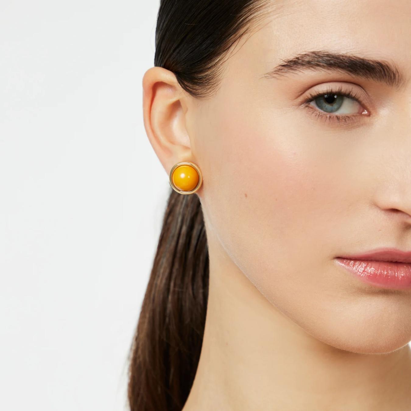 Orecchini con Cabochon in Cornice Chantal