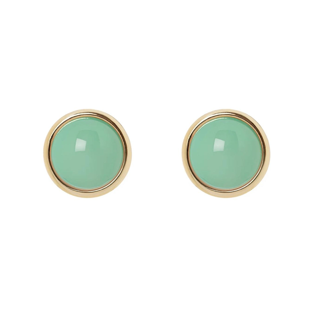 Piccoli Orecchini con Cabochon in Cornice Chantal