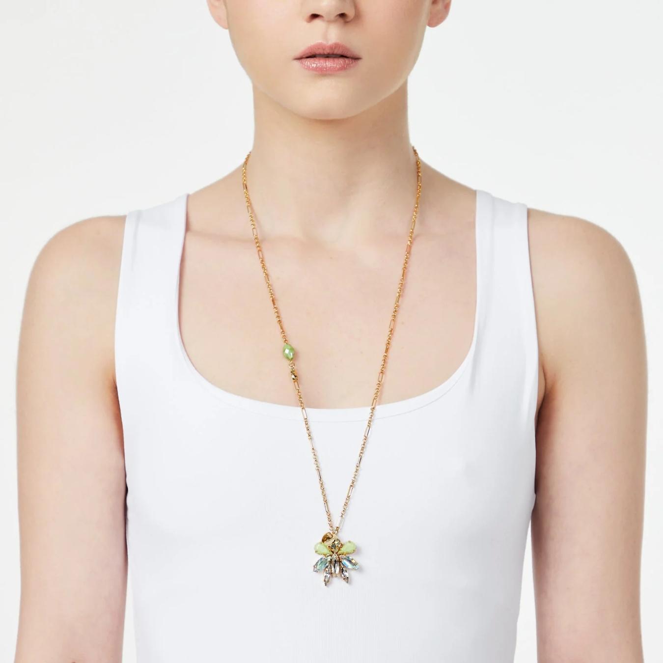 Collana Lunga con Insettino Pendente Flora