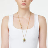 Collana Lunga con Insettino Pendente Flora