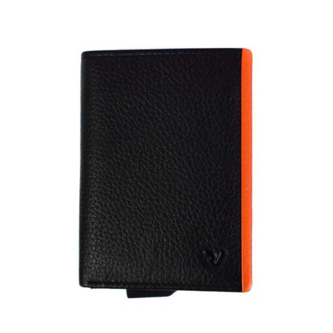 Iron 4.0 Porta Carte di Credito a Libro con Tasca Porta Banconote