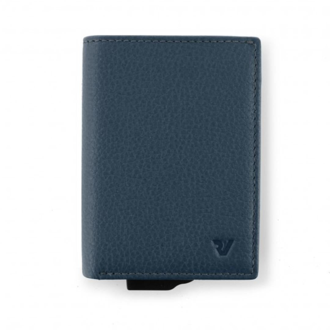 Iron 4.0 Porta Carte di Credito a Libro con Tasca Porta Banconote