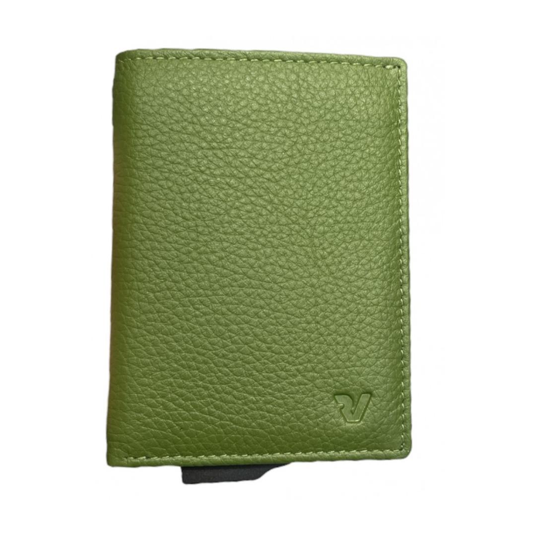 Iron 4.0 Porta Carte di Credito a Libro con Tasca Porta Banconote