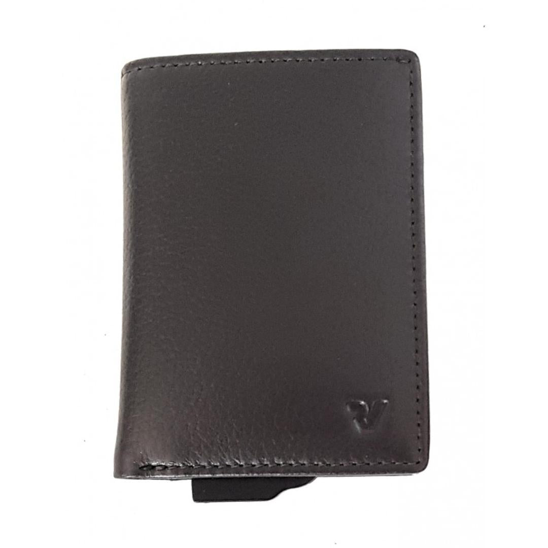 Iron 4.0 Porta Carte di Credito a Libro con Tasca Porta Banconote