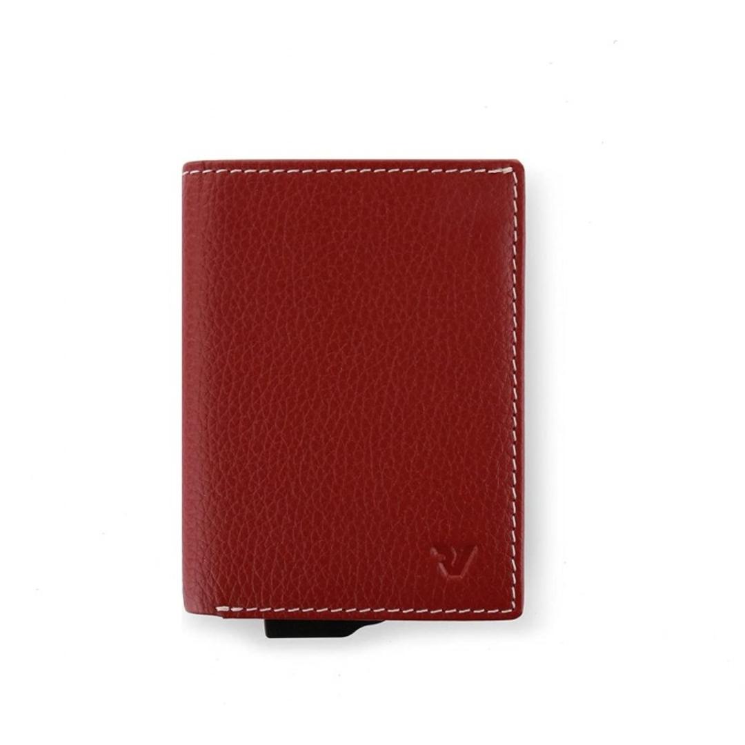 Iron 4.0 Porta Carte di Credito a Libro con Tasca Porta Banconote