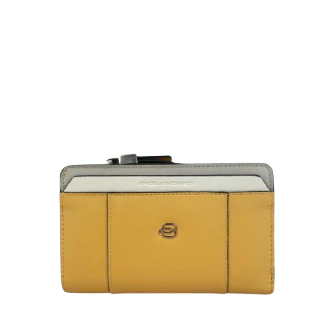 Portafoglio Donna Medio con Zip in Pelle Circle