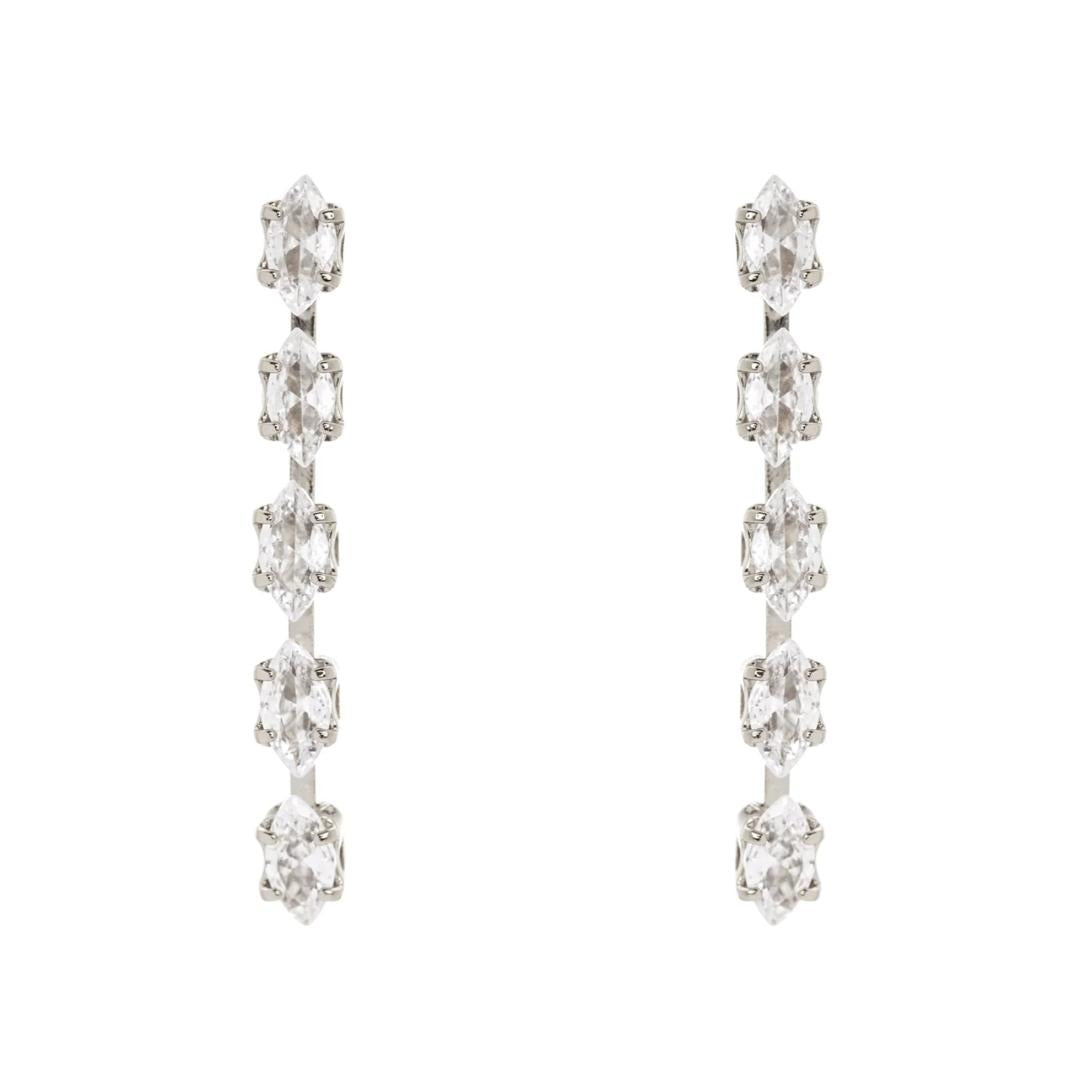 Orecchini Lunghi Crystalline