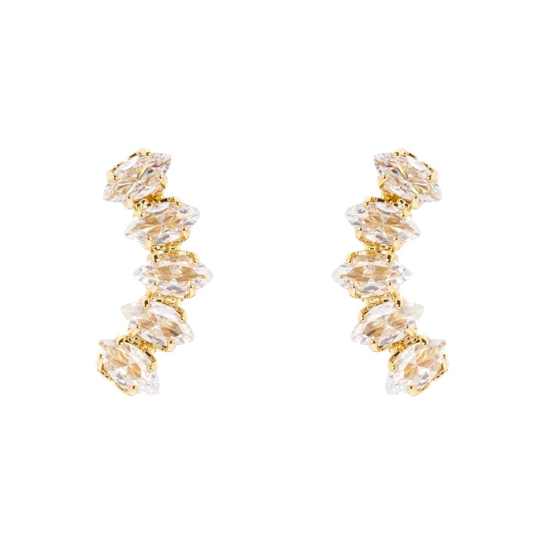 Orecchini ad Arco Crystalline