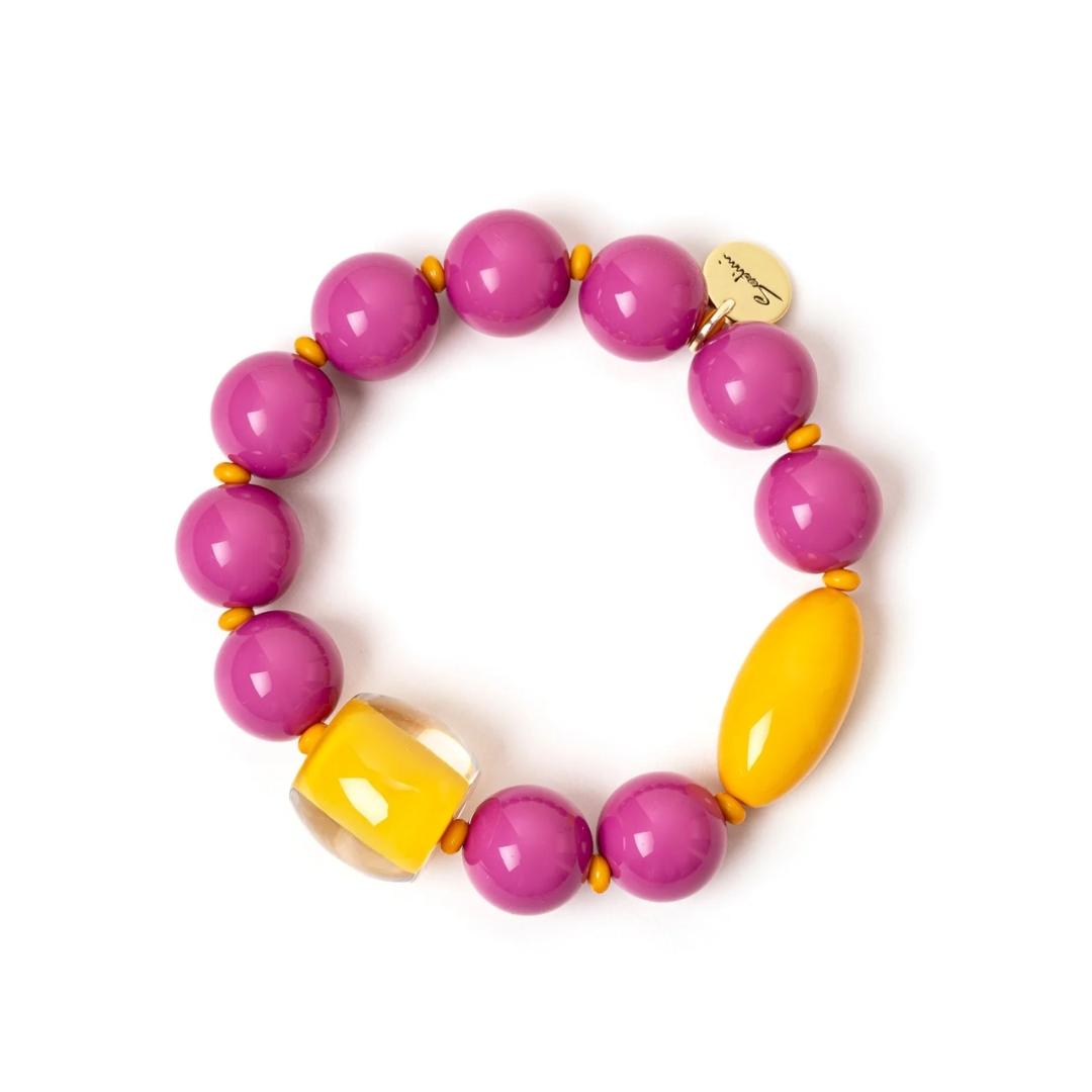 Bracciale Elastico Boule e due Elementi Queens