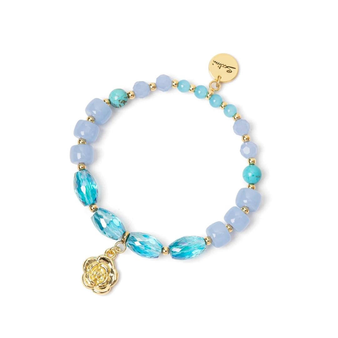 Bracciale Elastico Sfere e Rosellina Summer Bouquet