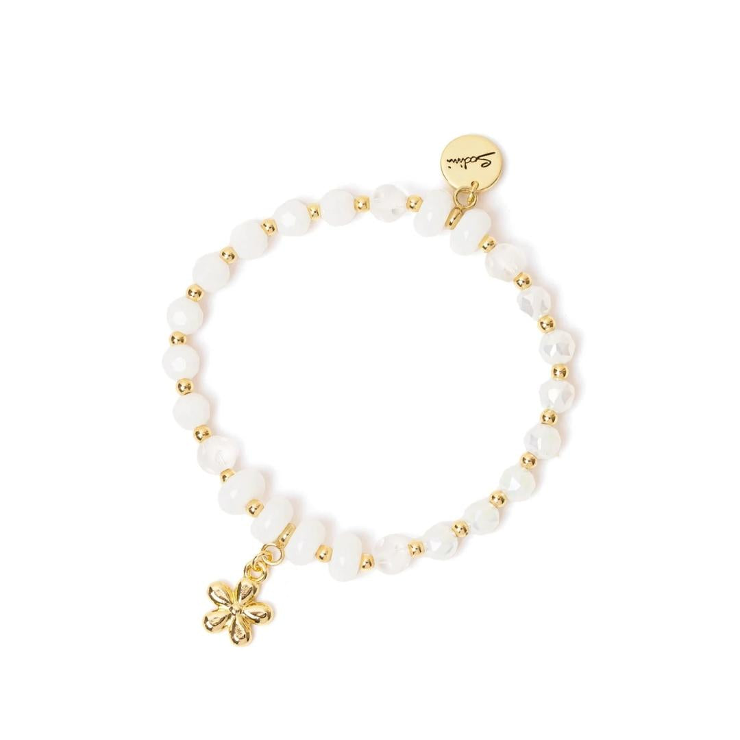 Bracciale Elastico Sfere, Mini-Boule e Fiorellino Summer Bouquet