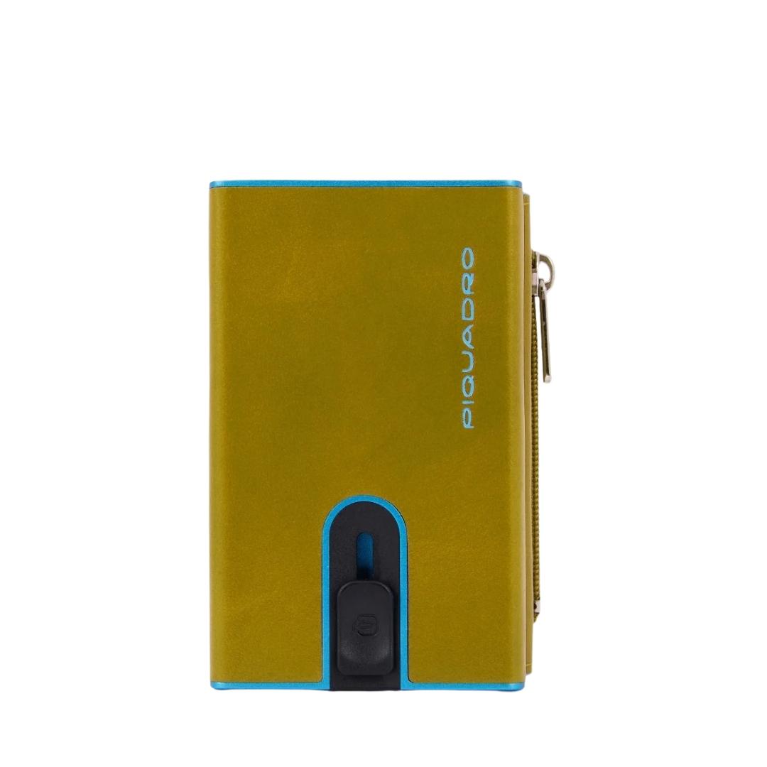 Porta Carte di Credito in Metallo e Pelle