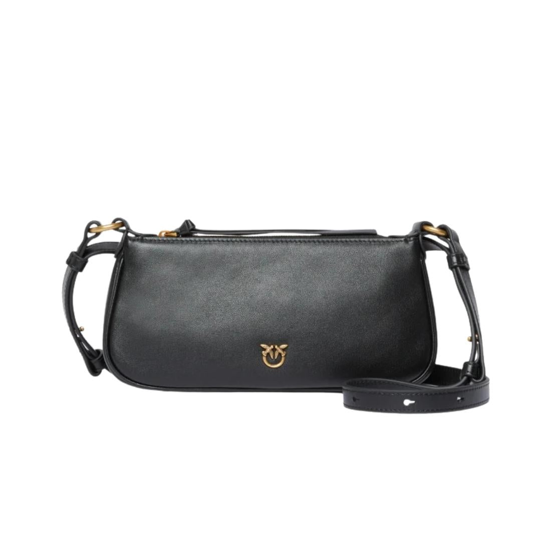 Borsa a Tracolla Mini Half Moon Baguette in Pelle