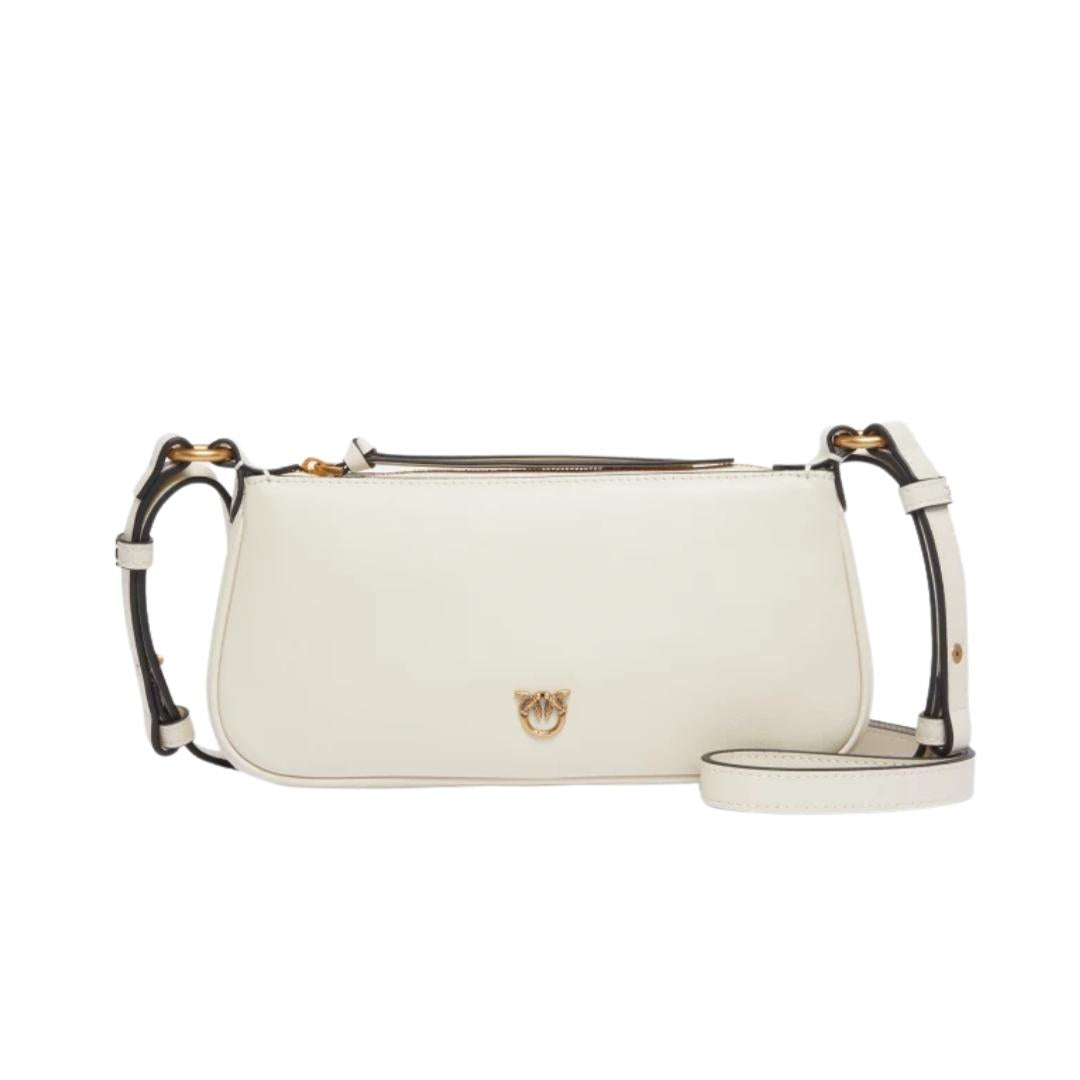 Borsa a Tracolla Mini Half Moon Baguette in Pelle