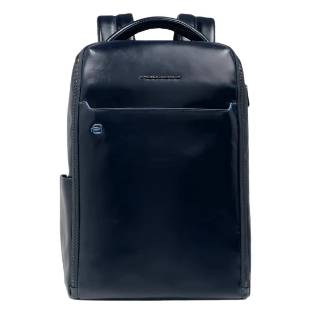 BLUE SQUARE Zaino Fast-check in Pelle Porta Pc 14"