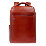 BLUE SQUARE Zaino Fast-check in Pelle Porta Pc 14"
