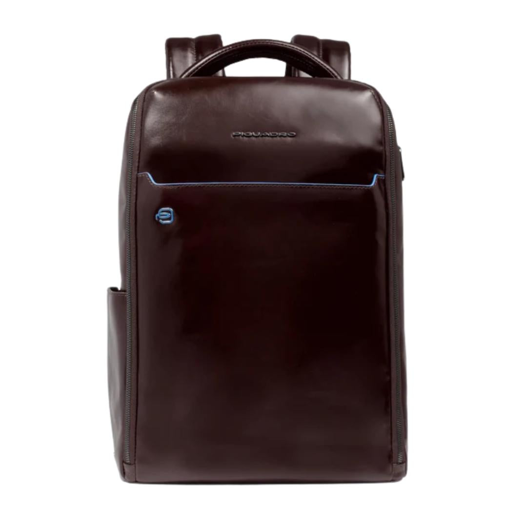 BLUE SQUARE Zaino Fast-check in Pelle Porta Pc 14"