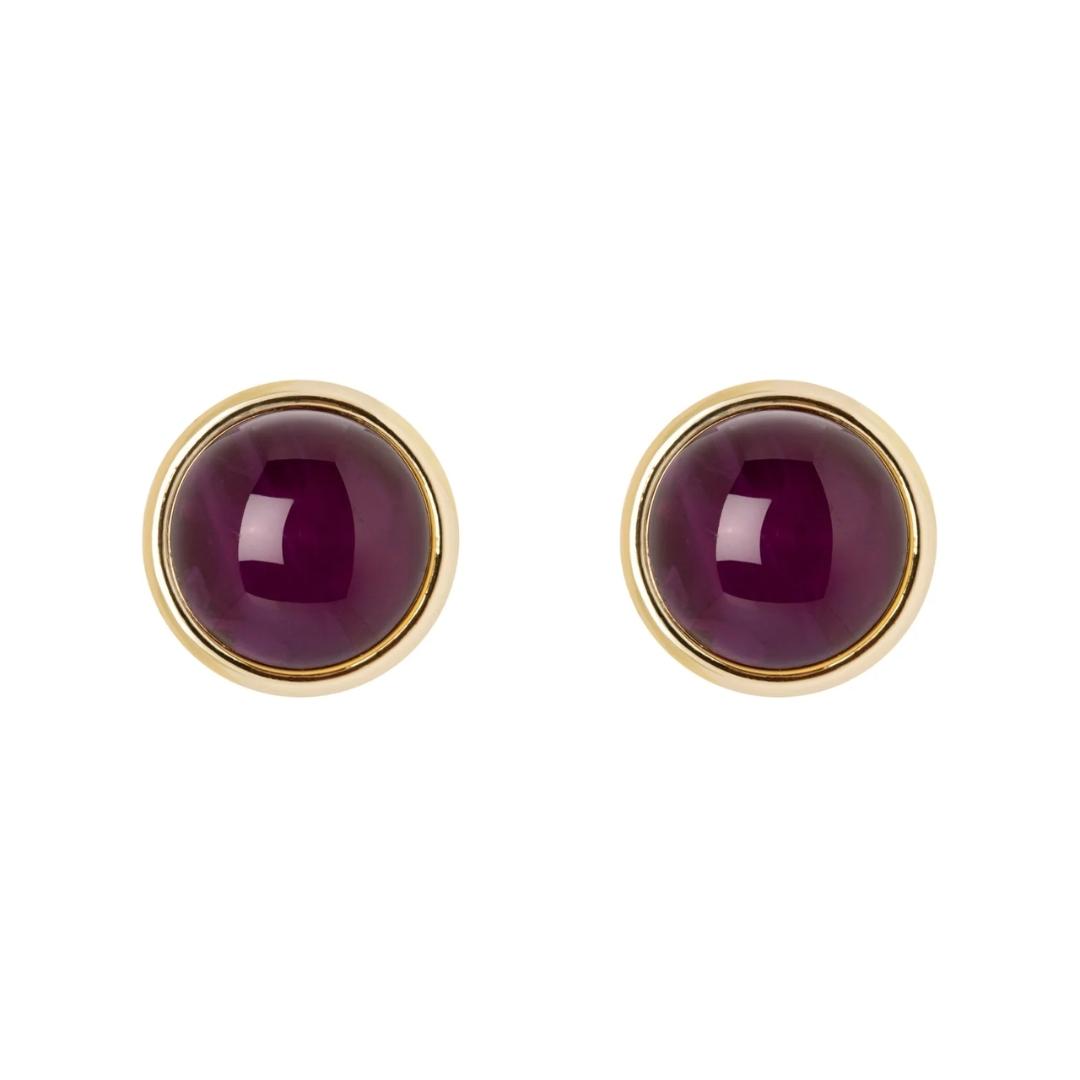 Orecchini Cabochon in Cornice Ester