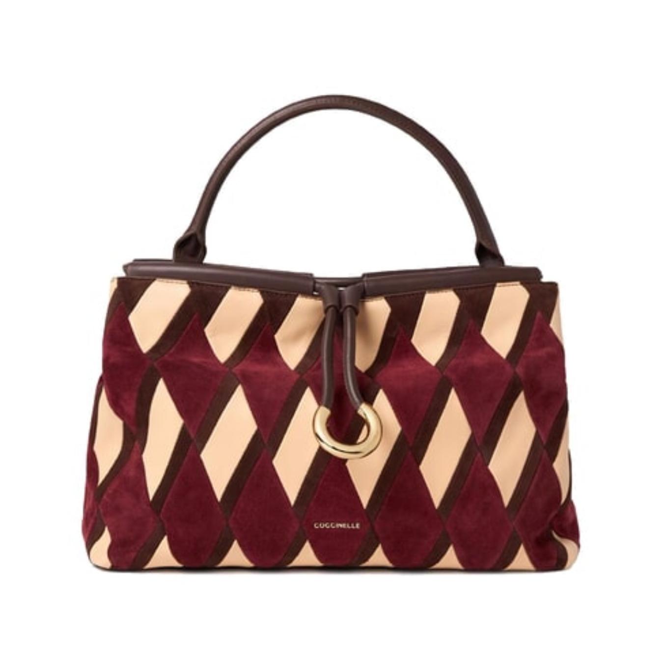 Borsa a Mano Scamosciata Lisbet Patch