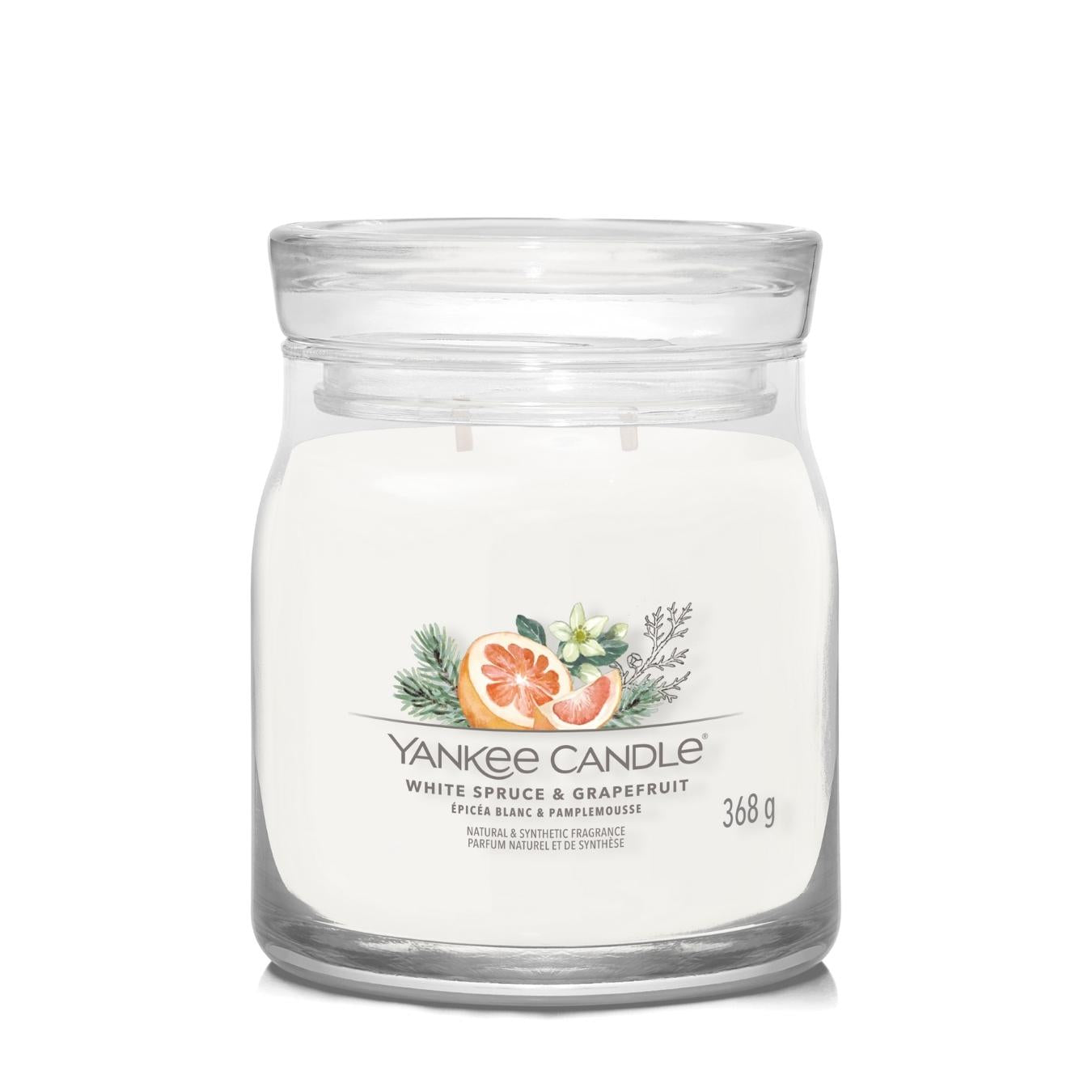 Jar Candles Signature White Spruce & Grapefruit