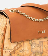 Geo Classic Borsa mini con battente in pelle