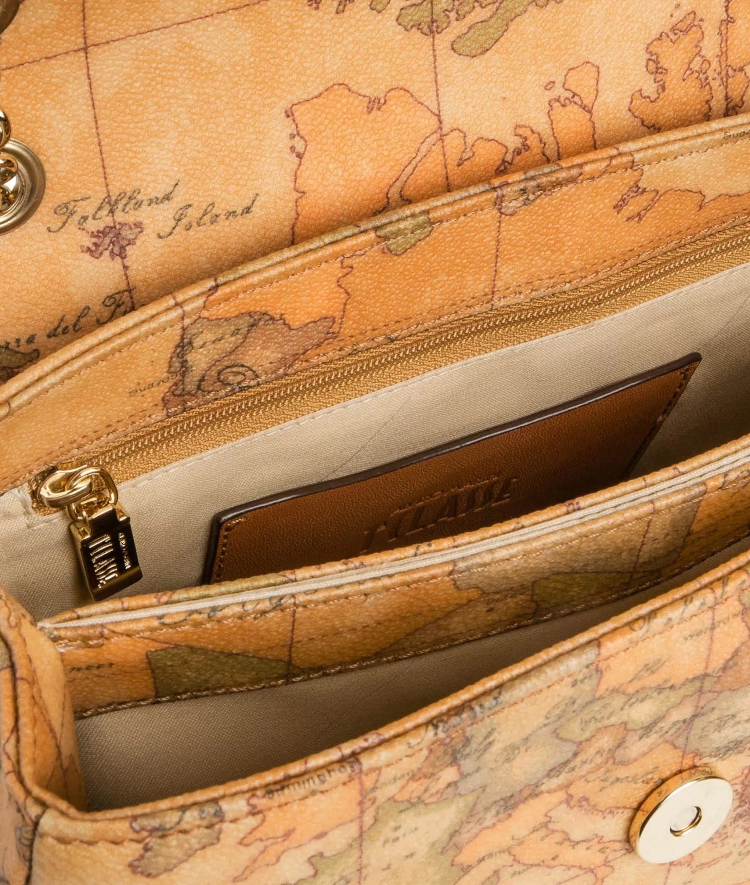 Geo Classic Borsa mini con battente in pelle