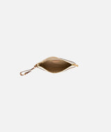 Geo Classic White Clutch media con occhiello