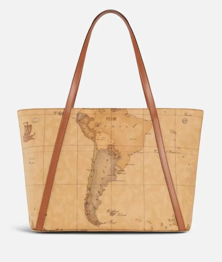 Geo Classic Shopping bag con borchiette grande