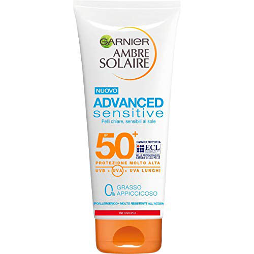 Garnier Ambra Solaire Advanced Sensitive Latte Protettivo SPF 50+ 200 ml