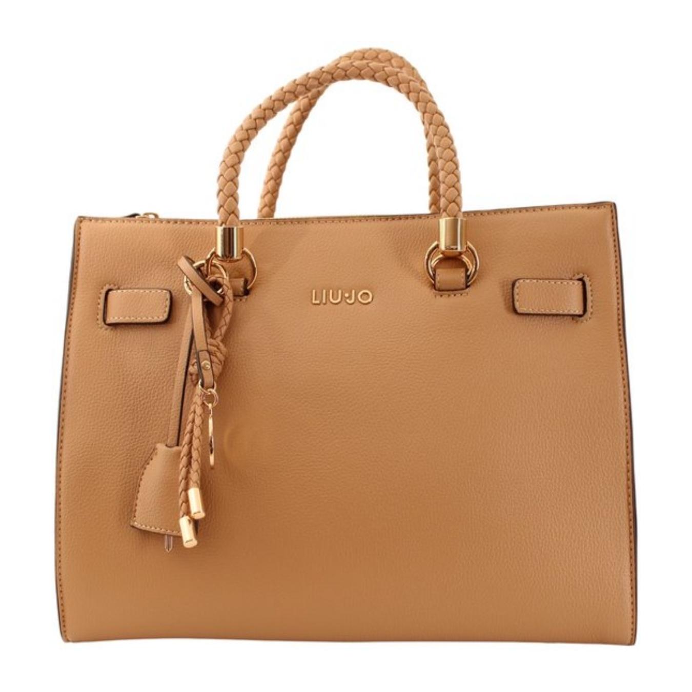 Borsa Satchel Media con Charms