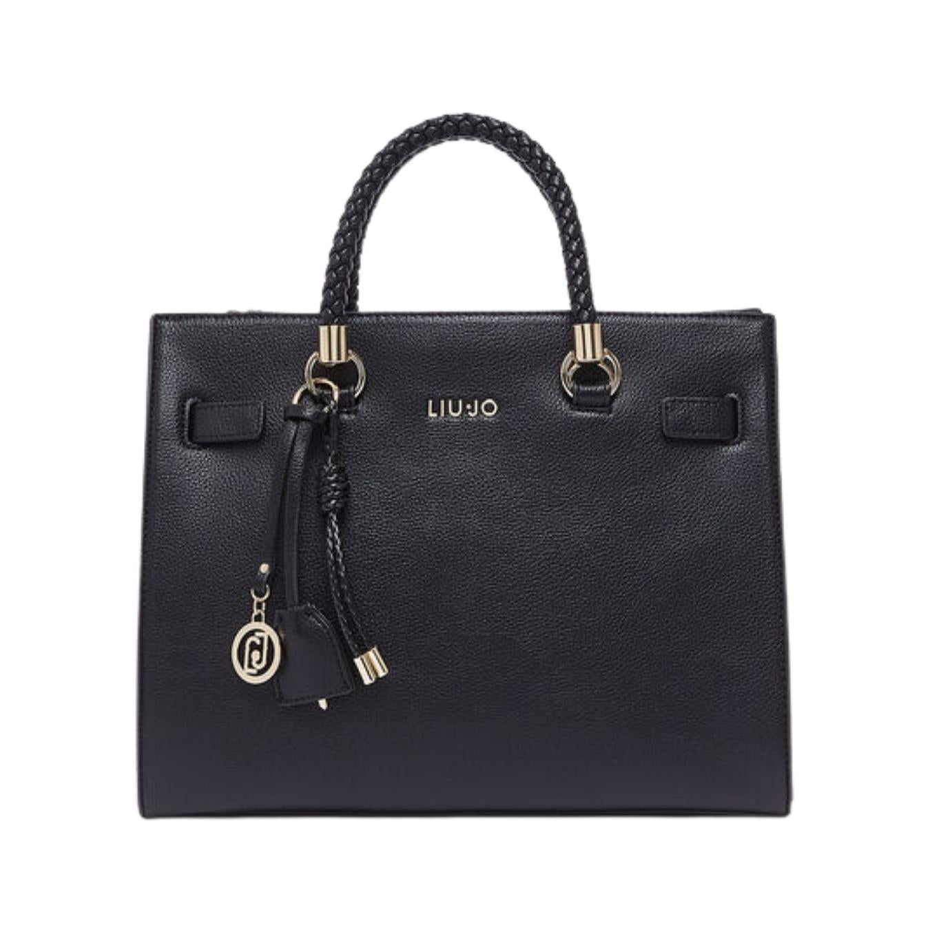 Borsa Satchel Media con Charms