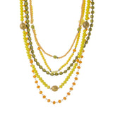 Collana Multifilo Con Perline Ischia