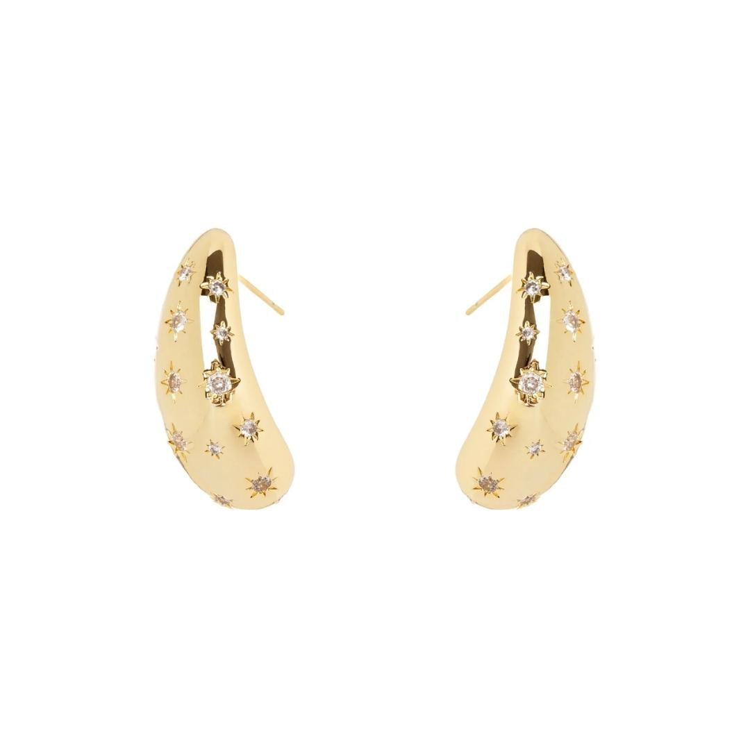 Orecchini a Goccia Ricurva Aldebaran