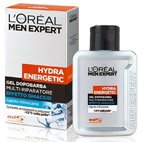 Men Expert Hydra Energetic Gel Dopobarba Multi-Riparatore Effetto Ghiaccio