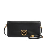 Pochette a Tracolla Media Love Bag Click Soft Horizontal in Pelle
