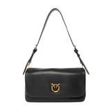 Borsa a tracolla media Love Bag Click Soft Horizontal Handle in pelle